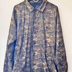 Anti Social Social Club Black and Tan Camouflage Jacket
